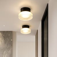 Applique murale ronde LED en verre dépoli, photo 4