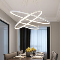 Lustre LED à anneaux suspendus, photo 3
