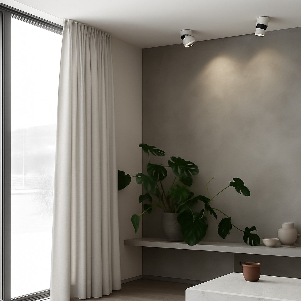Spot LED rond orientable en saillie, photo 3