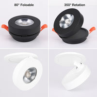 Spot LED rond orientable extra-plat, photo 4