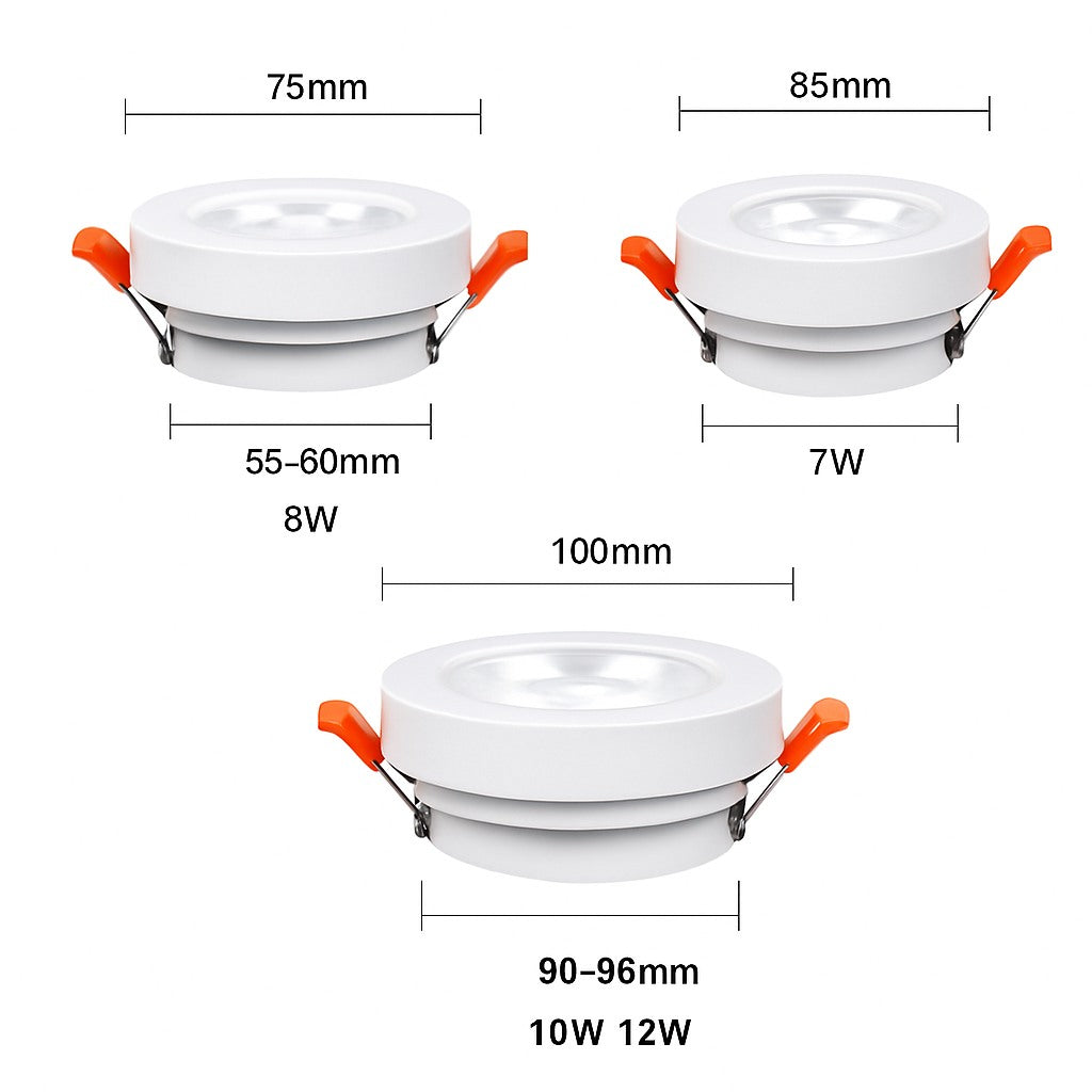 Spot LED rond orientable extra-plat, photo 5