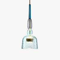 Suspension en verre teinté LED en modèle a