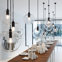 Suspension globe en verre, photo 2