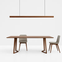Suspension linéaire en bois LED, photo 3